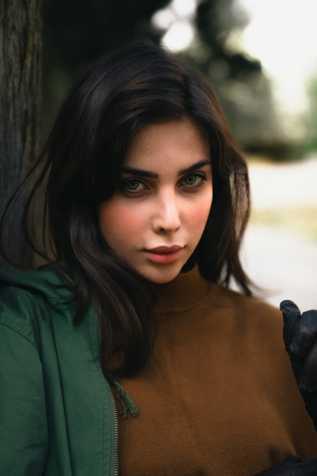 Portrait of a young Uruguayan social media reporter
