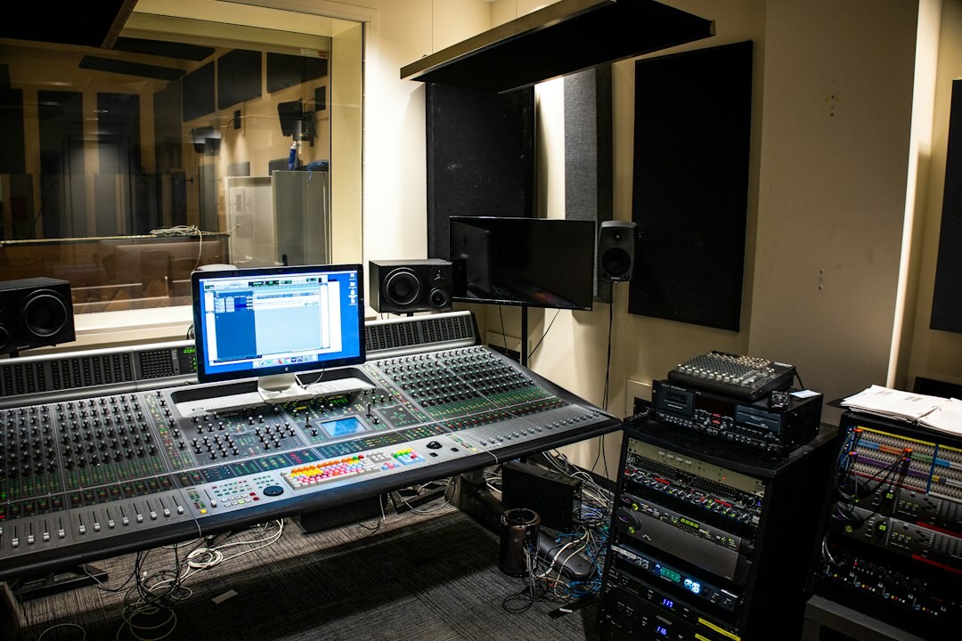 music studio recording